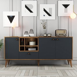 Hanah Home Napoli Antracita y Nogal